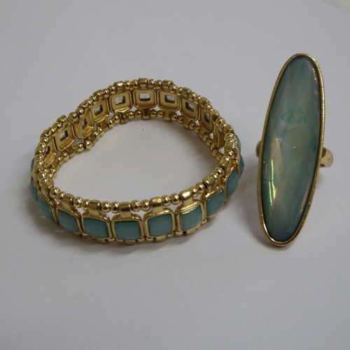 Good quality costume jewellery ring and bracelet - @ CRAZY R1 start
