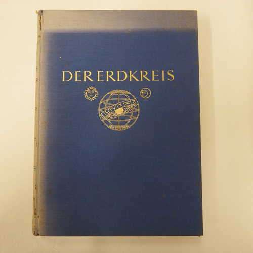 Der Erdkreis book given to Herr Erich Langhoff in 1938 by Gunther Quandt