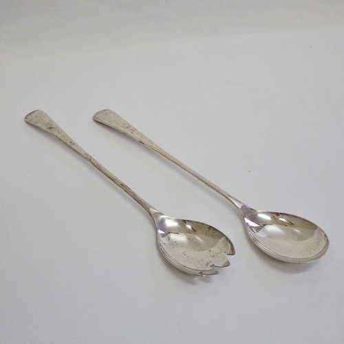 EPNS silver plated Salad spoons - Sheffield, England