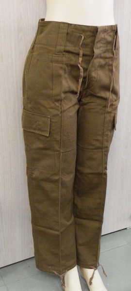 2 Pairs of late 70's army browns pants - SADF - Size : small to medium