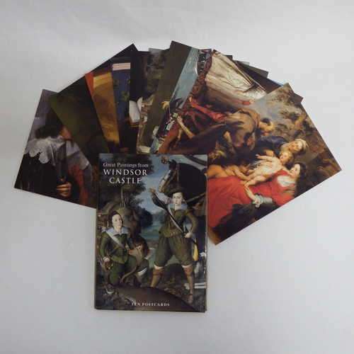 Great paintings from Windsor Castle - ten postcards - Unused - @ CRAZY R1 start