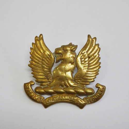 British Ayrshire Yeomanry cap badge - lug missing