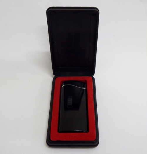 Vintage black electric pocket lighter in case - not working
