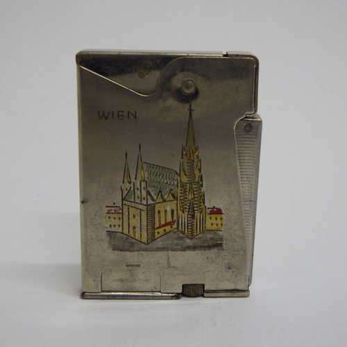 Austrian "Princess" lighter with WIEN design - needs a flint