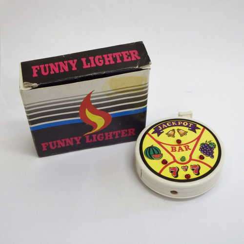 Vintage Jackpot Funny electric lighter with led lights and sound in original box - working