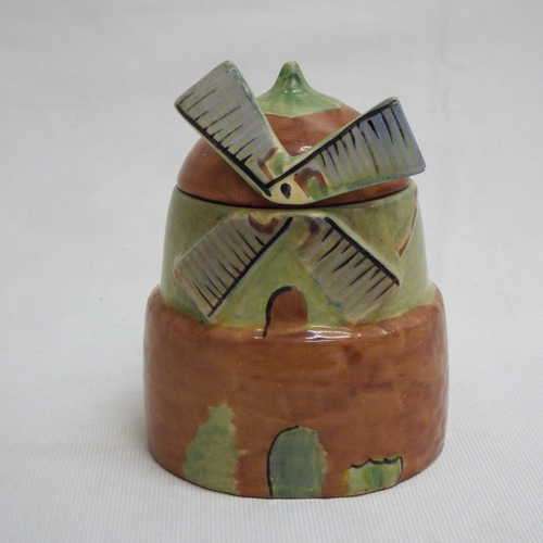 Antique Crown Devon sugar pot - Height : 11.5 cm