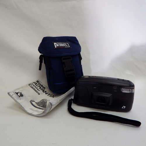 Kodak Advantix 3100 AF film camera with 25mm ektanar lens in pouch with original booklets
