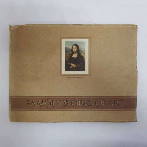 Cigarette card album - more than 70 cigarette cards of Famous works of Art - @ CRAZY R1 start