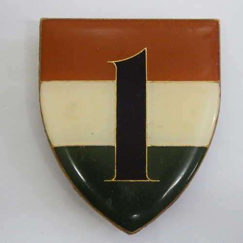 1 Transkei Battalion defence force shoulder flash - pins replaced