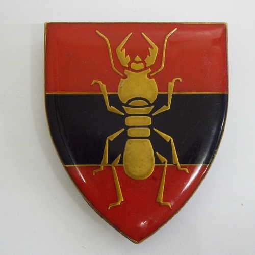 1 Construction Regiment shoulder flash - pins replaced