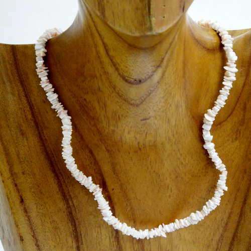 Vintage Ostrich egg shell necklace