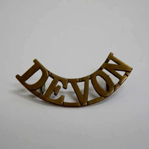 Devonshire regiment shoulder title