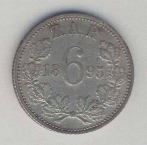 1895 ZAR Kruger 6d - excellent
