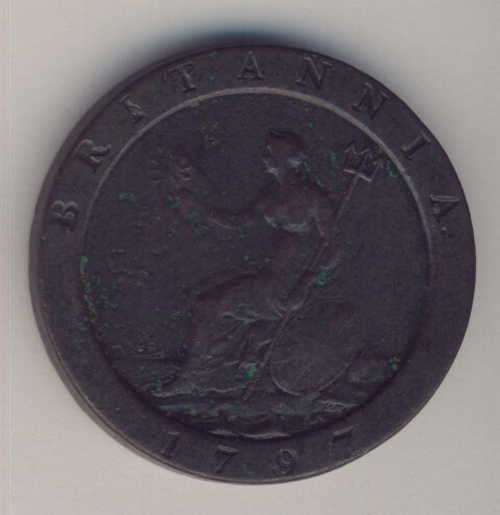 1797 cartwheel penny in excellent condition