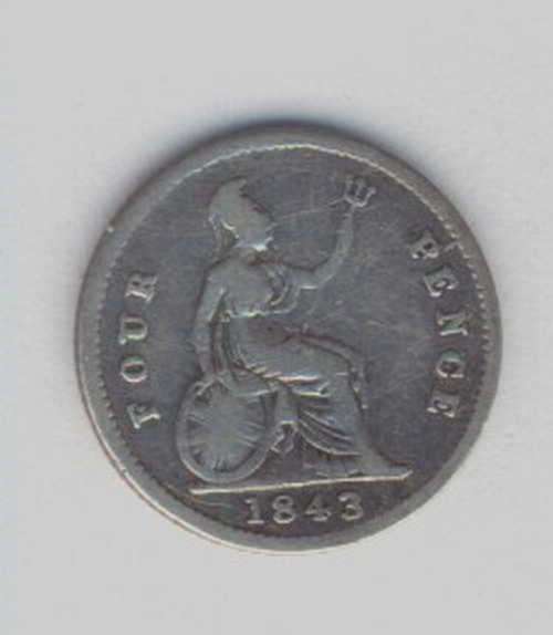 Great Britain Four Pence 1843 - @ CRAZY R1 start