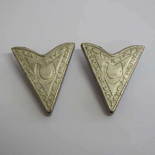 Pair of vintage cowboy collar tips - @ CRAZY R1 start