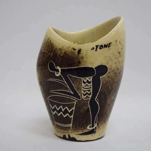 Hand painted Cresent ware vase - @ CRAZY R1 start