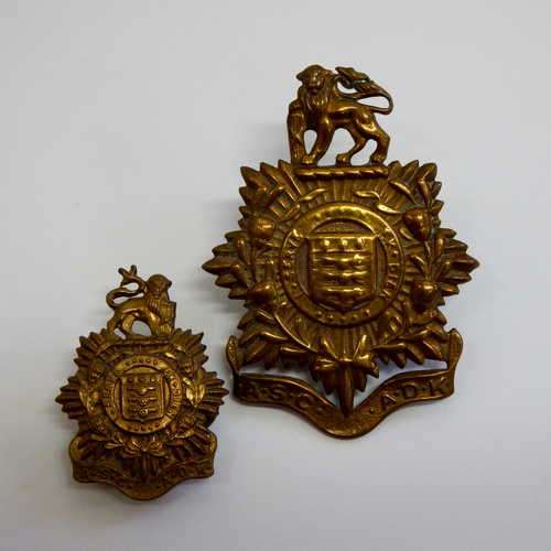 SA Army Services Corps cap and collar badge