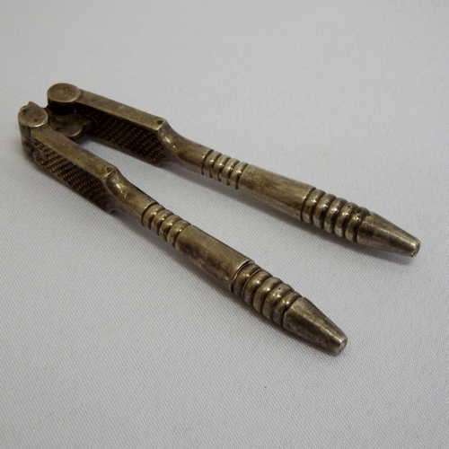 Antique Victorian silverplated nutcracker
