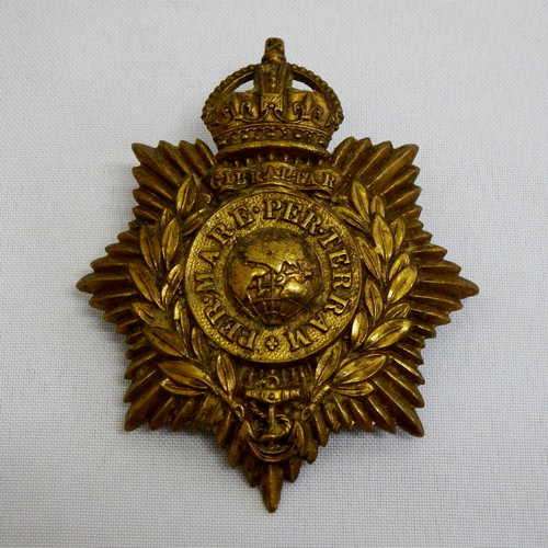 Royal Marines WW1 helmet plate