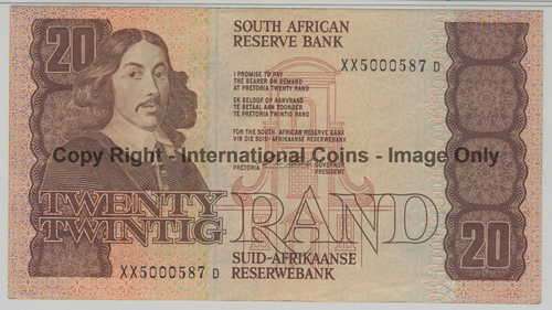 CL Stals 1st issue R20 replacement note - XX5000587