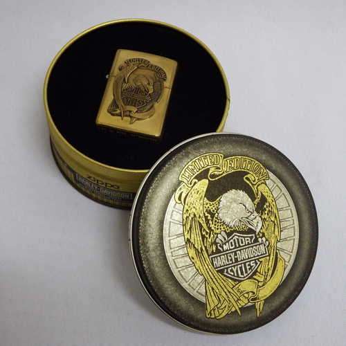 Harley Davidson Limited Edition Zippo lighter in tin