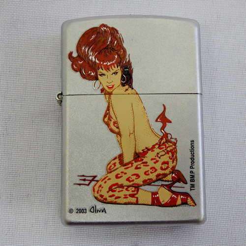 Zippo Olivia 2003 Pin - Up lighter