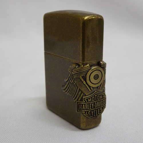 Harley Davidson original brass Zippo lighter