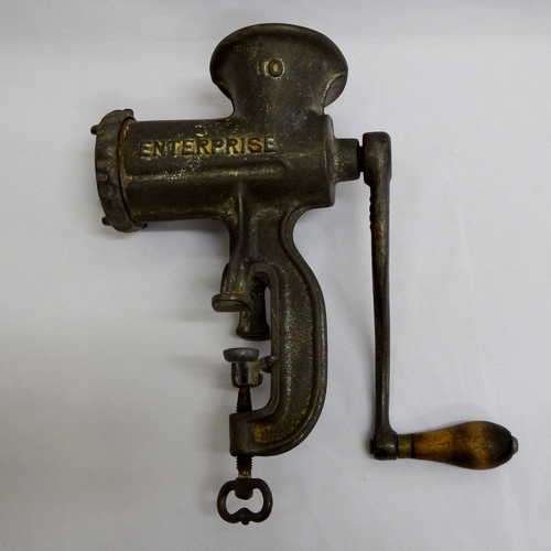 Enterprise 10 Tinned meat grinder made in US of America