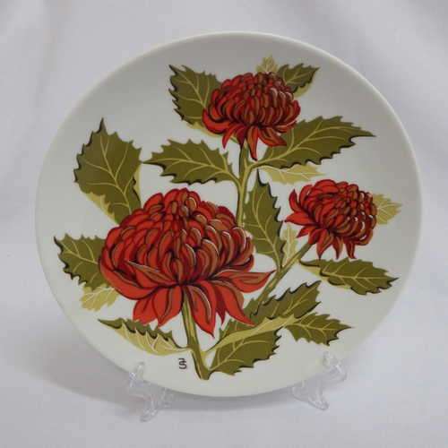Australian Wildflower Series - Waratah - Westminster Fine China porcelain plate