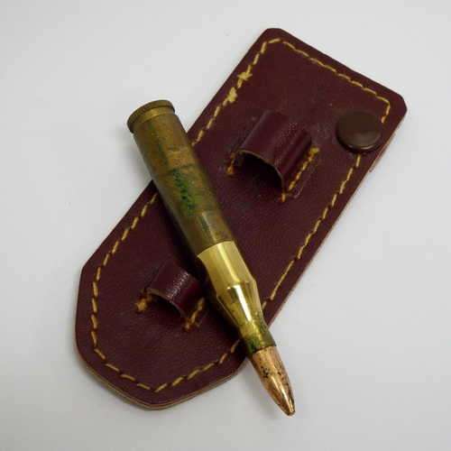 Trench Art bullet shape fuel lighter