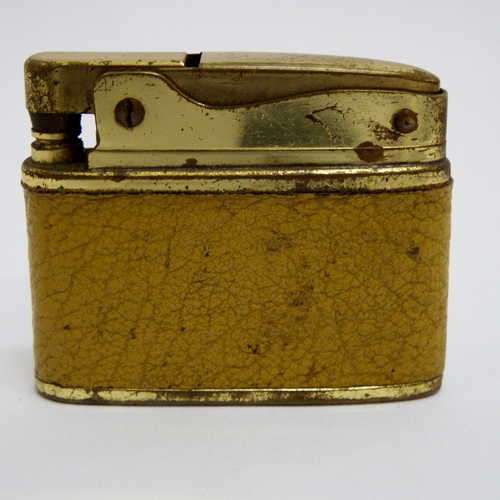 Buxton pocket flint lighter with yellow leather - @ CRAZY R1 start