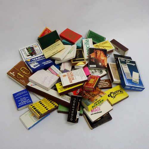 Collection of 50 match boxes