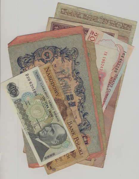 Lot of 10 Eastern Europe / Asia banknotes