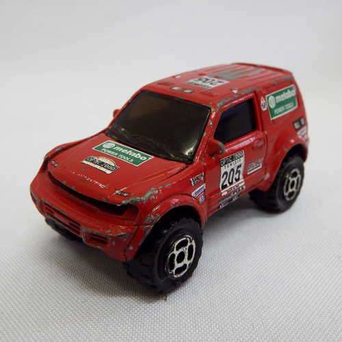 Majorette Mitsubishi Pajero raging model car - Scale 1/58