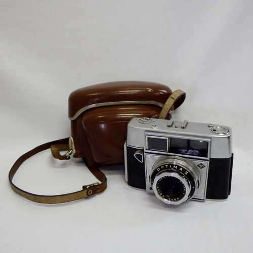 Vintage AGFA Optima II 35mm camera with Apotar 1:2.8 / 45 lens - Not tested
