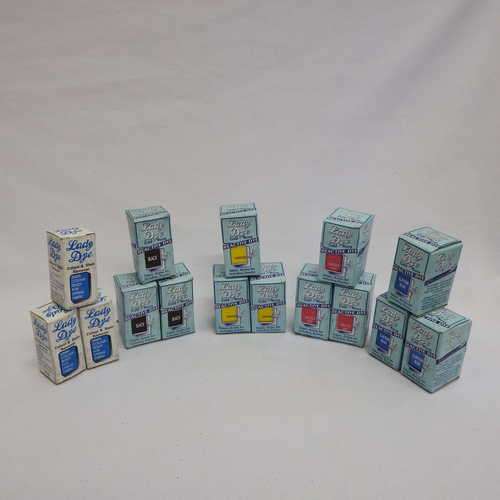 Lot of 15 fabric dying kits - Lady Dye