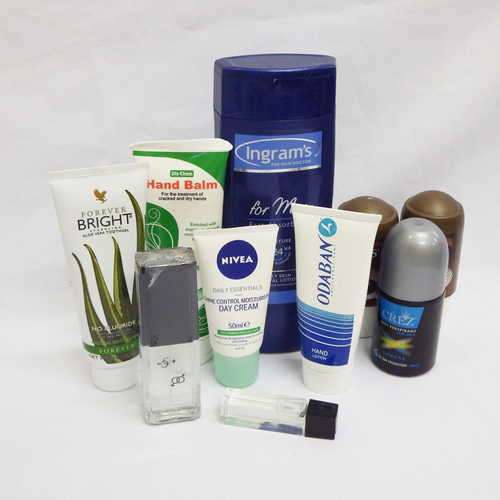 Lot of 10 mens cosmetic products