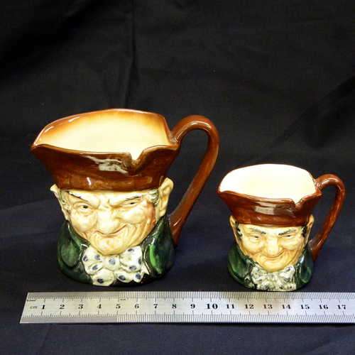 Lot of 3 Royal Doulton Old Charley jugs - dating from 1939 and 1940 - sold as a lot