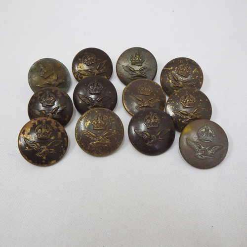 Lot of 12 WW2 Royal Airforce buttons