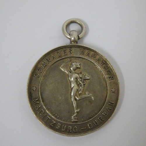 1928 Comrades Marathon medal issued to 7th Place L. Tricqaardt - Sterling Silver