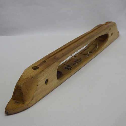 Vintage weaving loom shuttle
