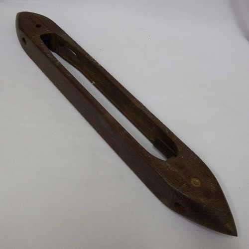 Vintage weaving loom shuttle