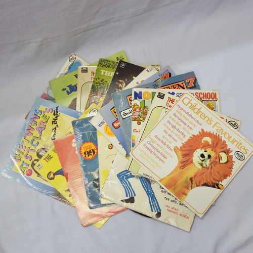 Lot of 17 children's LP's - as per list