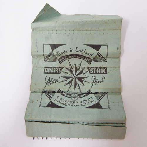 Original Tayler`s Star packet with pins (19)
