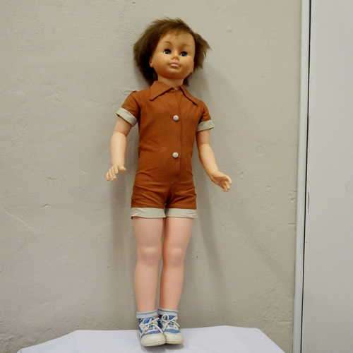 Vintage large Prima Toys walking doll  - Height : 87 cm