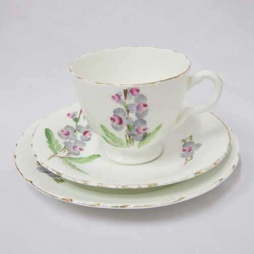 Delphine Bone China trio - Made in England