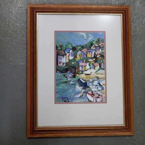 Framed Rosa Smit oil painting