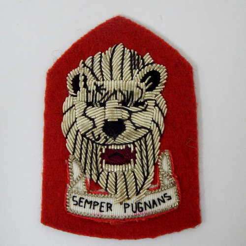 Territory Reaction Forces Army Officers cap badge - Red