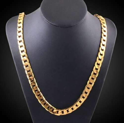 gold plated necklace